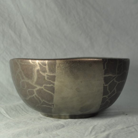 TWO signed 22 oz bowls 2007 Michael Wainwright ceramics grey (w1451) - Picture 12 of 16